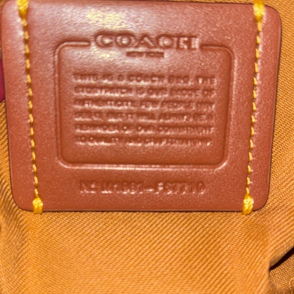 Coach Drew Satchel in chalk/white pebble leather with snakeskin detailing - Picture 8 of 10